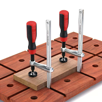 ENJOYWOOD 160x60mm Zware Dovetail Klem met Zacht Handvat Houtbewerking Klemtool voor Lijmwerk