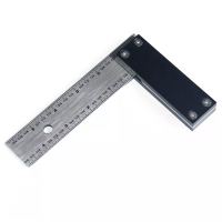 ENJOYWOOD 6 inch recht hoek liniaal van roestvrij staal markeergage met aluminiumlegering handgreep precisie houtbewerki