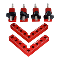 ENJOYWOOD 6 STUKS Houtbewerking Upgrade Rechtshoekige Positionering Klem Precisie 90 Graden Klem Vierkant L vormige Hulp