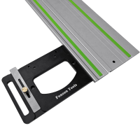 ENJOYWOOD Aluminiumgeleiderail voor cirkelzagen van aluminiumlegering, haakse geleiderail van 90 graden voor houtbewerki