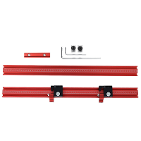 ENJOYWOOD Aluminiumlegering Houtbewerkingsverlengingsgeleiderail T track Connector voor zaagrail parallele geleider syst