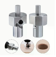 ENJOYWOOD Houtbewerking Vormen Tool T10 Legering Blade RVS 9mm Hex Shank voor 19mm/20mm Hondgaten Geborstelde Afwerking