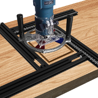 ENJOYWOOD Trimming Machine Freesmalgeleidingsspoor Multifunctionele Verstelbare Ondersteunende Hulpgrechting Houtbewerki