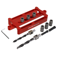 ENJOYWOOD X320 Self Centrerende Penboring Jig Metrisch Inch Pen Locator Boorgereedschap voor Houtbewerking
