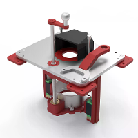 ENJOYWOOD Heavy Duty Precisie Routerlift Routertafel Lift Systeem voor 65mm / 69mm / 80mm / 88.9Mm / 107mm Diameter Hout