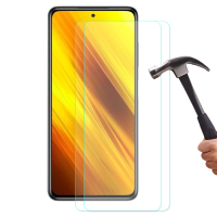 ENKAY 1/2/5/10 Pcs Crystal Clear 2.5D Gebogen Rand 9H Anti Explosie Anti Kras Gehard Glas Screen Protector voor POCO X3