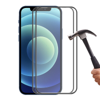 Enkay 1/2/5 Stuks voor iPhone 12 Pro Max Front Flim 9H Anti Explosion Hot Blending Volledige Lijm Volledige dekking Geha