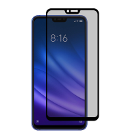 Enkay 9H 2.5D Volledige dekking Anti gluren Anti explosie Gehard glas Screenprotector voor Xiaomi Mi8 Lite Niet originee