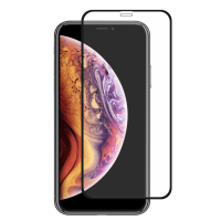 Enkay Full Glue Gehard Glas Screen Protector voor iPhone XR 2.5D gebogen rand 0.26Mm 9H film