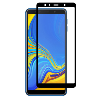 Enkay Full Lijm 2.5D Gebogen rand gehard glas displayfolie voor Samsung Galaxy A7 2018