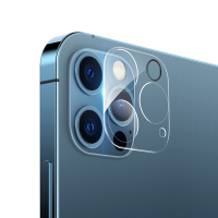 ENKAY voor iPhone 12 Pro 3D Anti Scratch Ultra Dunne HD Clear Soft Gehard Glas Telefoon Camera Lens Beschermer