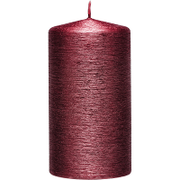 Cilinderkaars/stompkaars   rood   7 x 13 cm   25 branduren   sfeerkaarsen   kaarsen