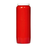 Grafkaars/gedenklicht   rood   18 cm   Noveenkaars   Gedenkkaars   Graflicht