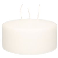 Enlightening Candles Kaars   mamoetkaars   wit   15 cm   62 branduren   Geurloze kaarsen wit