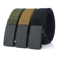 ENNIU 125cm Heren Tactische Nylon Riem Verstelbaar Slijtvast Elastische Taille Riem Gesp Riem Casual Sport Riemen