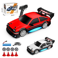 ENOZE 8603 8604 RTR 1/24 2.4G 4WD 30km/h Drift RC Auto Tesla AE86 Hoge Snelheid Racing LED Licht On Road Voertuigen Mode