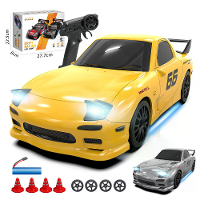 ENOZE 8608 8609 RTR 1/24 2.4G 4WD RX7 Drift RC auto Hoge Snelheid Afstandsbediening Mini Race LED Licht On Road Racevoer