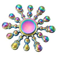 Eom Rotating Fidget Hand Spinner Zinc Alloy Adhd Autism Fingertips Fingers Gyro Reduce Stress