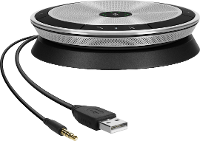 EPOS EXPAND 20 Conferentieluidspreker USB A 2.0, Jackplug Zilver, Zwart