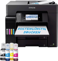 Epson EcoTank ET 5855 Multifunctionele printer Inkjet Kleur A4 Printen, scannen, kopiëren, faxen Inktbijvulsysteem, USB, WiFi