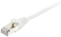 Equip 605512 RJ45 Netwerkkabel, patchkabel CAT 6 S/FTP 3.00 M Wit Vergulde steekcontacten 1 stuk(s)