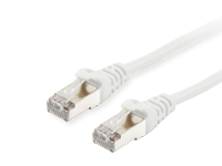Equip 605515 RJ45 Netwerkkabel, patchkabel CAT 6 S/FTP 7.50 M Wit Vergulde steekcontacten 1 stuk(s)