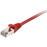 Equip 605523 RJ45 Netwerkkabel, patchkabel CAT 6 S/FTP 0.25 M Rood Vergulde steekcontacten 1 stuk(s)