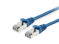 Equip 605534 RJ45 Netwerkkabel, patchkabel CAT 6 S/FTP 5.00 M Blauw Vergulde steekcontacten 1 stuk(s)