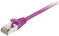 Equip 605557 RJ45 Netwerkkabel, patchkabel CAT 6 S/FTP 0.50 M Violet Vergulde steekcontacten 1 stuk(s)