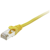Equip 605560 RJ45 Netwerkkabel, patchkabel CAT 6 S/FTP 1.00 M Geel Vergulde steekcontacten 1 stuk(s)