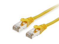 Equip 605563 RJ45 Netwerkkabel, patchkabel CAT 6 S/FTP 0.25 M Geel Vergulde steekcontacten 1 stuk(s)