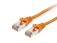 Equip 605574 RJ45 Netwerkkabel, patchkabel CAT 6 S/FTP 5.00 M Oranje Vergulde steekcontacten 1 stuk(s)