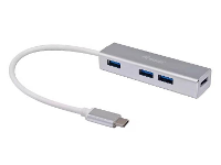 Equip Hub USB 2.0 Hub 4 poorten Zilver