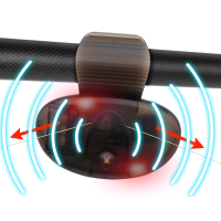 Vissen Alarm Fish Bite Alarm Luid geluid Clip op Hengel Alarm Bell Elektronische LED Light Night Visgerei Accessoires