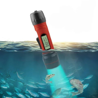 Visvinder Sonar IJs Vissen Draadloze Handheld Visvinder met LED Onderwater Licht 0.8 90M Identificatiediepte