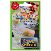 WC Spuiter   fopartikelen 1 april grap   onder de bril plaatsen