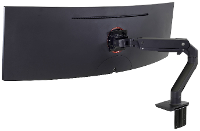 Ergotron HX Arm Desk Mount HD Monitor tafelbeugel 1 voudig 38,1 cm (15)   124,5 cm (49) Zwart Draaibaar, In hoogte verstelbaar, Kantelbaar, Zwenkbaar