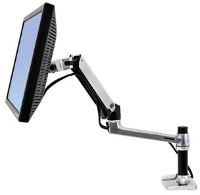 Ergotron LX Arm Desk Mount Monitor tafelbeugel 1 voudig 38,1 cm (15)   86,4 cm (34) Aluminium In hoogte verstelbaar, Kantelbaar, Zwenkbaar, Roteerbaar