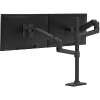 Ergotron LX Dual Stacking monitorarm met hoog statief