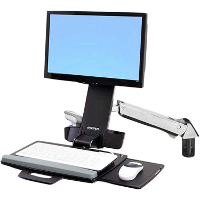 Ergotron StyleView Sit Stand Combo Arm houder