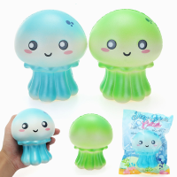 Cutie Creative Squishy Jellyfish Jumbo 10.5Cm Shiny Slow Rising Original Packaging Collection Gift Decor Toy