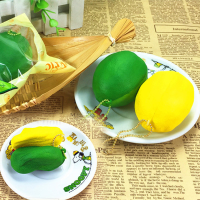 Eric Squishy Lemon 6.5Cm Original Packaging Fruit Squishy Collection Phone Bag Strap Gift Decor