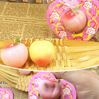 Eric Squishy Peach 4cm Original Packaging Slow Rising Phone Bag Strap Collection Gift Decor