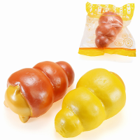 Eric Squishy Screw Caterpillar Bread 14cm Slow Rising Original Packaging Collection Gift Decor Soft Toy