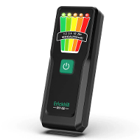 EU VS Direct ERICKHIL RT 50 EMF Meter 0 20+ mG 30 Hz 20 KHz ±5% Nauwkeurigheid 5 niveau LED Indicator Eén Knop 9V Voedin