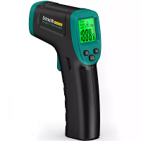 ERICKHILL ROOKCORE Infraroodthermometer Niet contact Laser Temperatuurpistool Aanpasbare Emissiebreedte Breed bereik  50