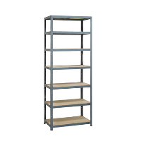 Avasco Stellingkast   Zilver   Extra hoog   Metaal   222x90x45cm