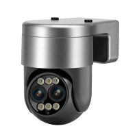 ESCAM G03 4MP+4MP Dual lens WiFi IP Camera PTZ 1440P 8X Zoom H.265 Intelligent Nachtzicht Tweeweg Audio Motion Tracking