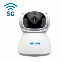 ESCAM PT201 1080P 2.4G 5G WIFI IP camera PT Auto Tracking Cloudopslag Tweerichtings spraak Slimme nachtzichtcamera
