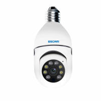ESCAM PT208 E27 1080P WIFI Camera Humanoid Tracking PT Draadloze ONVIF Two Way audio Intelligent Dual Light nachtzichtca